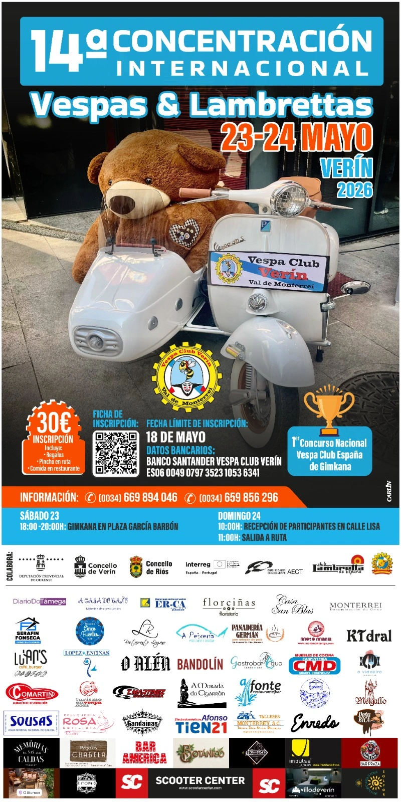 14 Concentracion internacionas vespas y lambrettaa verin
